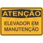 Elevador em manuteção